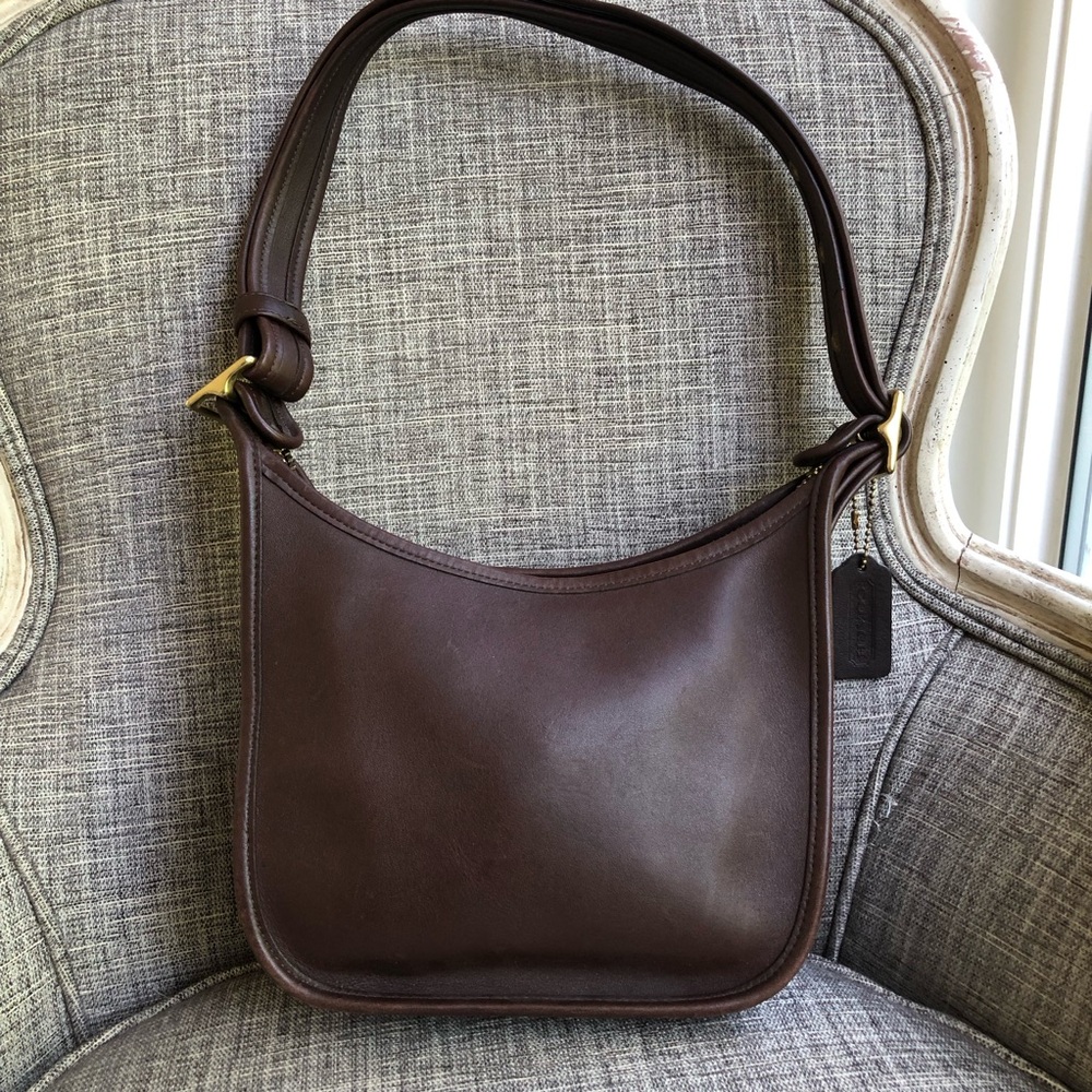 Coach Vintage Janice Legacy Bag Mahogany Brown 9950